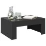 Mesa de centro con Infinity LED negro 70x50x30 cm de , Mesas de centro - Ref: Foro24-847610, Precio: 105,56 €, Descuento: %