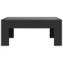 Mesa de centro con Infinity LED negro 70x50x30 cm de , Mesas de centro - Ref: Foro24-847610, Precio: 105,56 €, Descuento: %