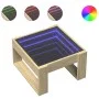 Mesa de centro con Infinity LED roble Sonoma 50x53x30 cm von , Couchtisch - Ref: Foro24-847625, Preis: 74,57 €, Rabatt: %