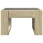 Mesa de centro con Infinity LED roble Sonoma 50x53x30 cm von , Couchtisch - Ref: Foro24-847625, Preis: 74,57 €, Rabatt: %