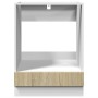 Armario de horno madera contrachapada color roble 60x46x81,5 cm de , Armarios de cocina - Ref: Foro24-849617, Precio: 61,78 €...