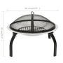 Brasero y barbacoa 2 en 1 atizador acero inoxidable 56x56x49 cm de vidaXL, Chimeneas - Ref: Foro24-313353, Precio: 61,03 €, D...