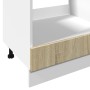 Armario de horno madera contrachapada color roble 60x46x81,5 cm de , Armarios de cocina - Ref: Foro24-849617, Precio: 61,78 €...