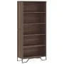 Estantería madera de ingeniería color marrón roble 80x31x169 cm de , Librerías y estanterías - Ref: Foro24-3295316, Precio: 9...