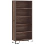 Estantería madera de ingeniería color marrón roble 80x31x169 cm de , Librerías y estanterías - Ref: Foro24-3295316, Precio: 9...