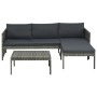 Set muebles de jardín 3 piezas con cojines ratán sintético gris de , Conjuntos de jardín - Ref: Foro24-313135, Precio: 304,47...