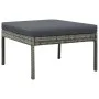 Set muebles de jardín 3 piezas con cojines ratán sintético gris de , Conjuntos de jardín - Ref: Foro24-313135, Precio: 301,86...