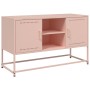 Aparador de acero rosa 36x39x123 cm de , Aparadores - Ref: Foro24-846525, Precio: 109,31 €, Descuento: %