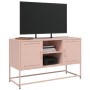 Aparador de acero rosa 36x39x123 cm de , Aparadores - Ref: Foro24-846525, Precio: 109,31 €, Descuento: %