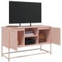 Aparador de acero rosa 36x39x123 cm de , Aparadores - Ref: Foro24-846525, Precio: 109,31 €, Descuento: %