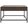 Mesa de centro con Infinity LED marrón roble 70x50x41 cm de , Mesas de centro - Ref: Foro24-847686, Precio: 87,73 €, Descuent...