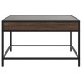 Mesa de centro con Infinity LED marrón roble 70x50x41 cm de , Mesas de centro - Ref: Foro24-847686, Precio: 88,84 €, Descuent...