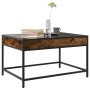 Mesa de centro con Infinity LED roble ahumado 70x50x41 cm de , Mesas de centro - Ref: Foro24-847684, Precio: 85,84 €, Descuen...