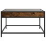 Mesa de centro con Infinity LED roble ahumado 70x50x41 cm de , Mesas de centro - Ref: Foro24-847684, Precio: 85,84 €, Descuen...