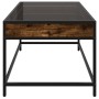 Mesa de centro con Infinity LED roble ahumado 70x50x41 cm de , Mesas de centro - Ref: Foro24-847684, Precio: 85,84 €, Descuen...