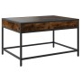 Mesa de centro con Infinity LED roble ahumado 70x50x41 cm de , Mesas de centro - Ref: Foro24-847684, Precio: 85,84 €, Descuen...
