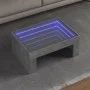Mesa de centro con Infinity LED gris hormigón 70x50x30 cm de , Mesas de centro - Ref: Foro24-847612, Precio: 86,03 €, Descuen...