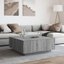 Mesa de centro madera de ingeniería gris Sonoma 100x100x40 cm de , Mesas de centro - Ref: Foro24-3284054, Precio: 161,37 €, D...