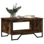 Mesa de centro madera contrachapada roble ahumado 75x51x40 cm de , Mesas de centro - Ref: Foro24-848486, Precio: 50,49 €, Des...
