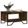 Rauchige Eichenholz-Sperrholz-Couchtisch 75x51x40 cm von , Couchtisch - Ref: Foro24-848486, Preis: 49,74 €, Rabatt: %