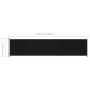 Toldo lateral retráctil para patio negro 140x600 cm de vidaXL, Sombrillas - Ref: Foro24-313369, Precio: 93,11 €, Descuento: %