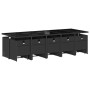 Set comedor de jardín con cojines 15 pzas ratán sintético negro de , Conjuntos de jardín - Ref: Foro24-3210631, Precio: 870,0...