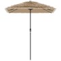 Sombrilla de jardín con LEDs poste acero marrón 300x200x250 cm de , Sombrillas - Ref: Foro24-4005118, Precio: 163,23 €, Descu...