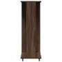 Armario con ruedas madera ingeniería marrón roble 102x38x110 cm de , Almacenamiento de ropa y armarios - Ref: Foro24-848037, ...