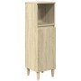 Set de muebles de baño 3 pzas madera contrachapada roble Sonoma de , Muebles de baño - Ref: Foro24-3307671, Precio: 203,07 €,...