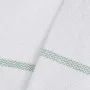 Paños de limpieza 5 uds blancas con rayas verdes 50x60 cm de , Productos para limpieza del hogar - Ref: Foro24-4014090, Preci...