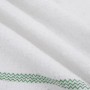 Paños de limpieza 5 uds blancas con rayas verdes 50x60 cm de , Productos para limpieza del hogar - Ref: Foro24-4014090, Preci...