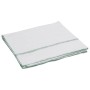 Paños de limpieza 50 uds blancas con rayas verdes 50x60 cm de , Productos para limpieza del hogar - Ref: Foro24-4014092, Prec...