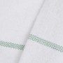 Paños de limpieza 50 uds blancas con rayas verdes 50x60 cm de , Productos para limpieza del hogar - Ref: Foro24-4014092, Prec...