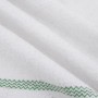 Paños de limpieza 50 uds blancas con rayas verdes 50x60 cm de , Productos para limpieza del hogar - Ref: Foro24-4014092, Prec...