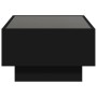 Mesa de centro con LED madera de ingeniería negro 70x50x30 cm de , Mesas de centro - Ref: Foro24-847512, Precio: 128,19 €, De...