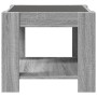 Mesa de centro y LED madera ingeniería gris Sonoma 53x53x45 cm de , Mesas de centro - Ref: Foro24-847544, Precio: 89,92 €, De...