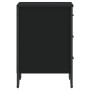 Mesita de noche madera de ingeniería negro 40x41x60 cm de , Mesitas de noche - Ref: Foro24-848524, Precio: 76,08 €, Descuento: %