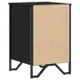Mesita de noche madera de ingeniería negro 40x41x60 cm de , Mesitas de noche - Ref: Foro24-848524, Precio: 73,48 €, Descuento: %