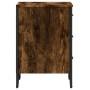 Mesita de noche madera de ingeniería roble ahumado 40x41x60 cm de , Mesitas de noche - Ref: Foro24-848526, Precio: 68,69 €, D...
