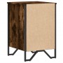 Mesita de noche madera de ingeniería roble ahumado 40x41x60 cm de , Mesitas de noche - Ref: Foro24-848526, Precio: 68,69 €, D...