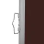 Toldo lateral retráctil para patio marrón 600x160 cm de vidaXL, Sombrillas - Ref: Foro24-313380, Precio: 102,61 €, Descuento: %