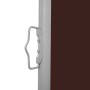 Toldo lateral retráctil para patio marrón 600x160 cm de vidaXL, Sombrillas - Ref: Foro24-313380, Precio: 104,83 €, Descuento: %