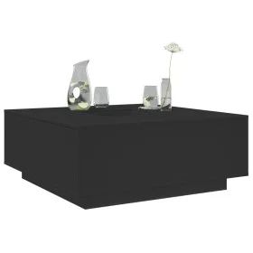 Mesa de centro madera de ingeniería negro 100x100x40 cm by , Coffee table - Ref: Foro24-3284050, Price: 191,87 €, Discount: %