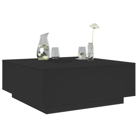 Mesa de centro madera de ingeniería negro 100x100x40 cm de , Mesas de centro - Ref: Foro24-3284050, Precio: 195,19 €, Descuen...