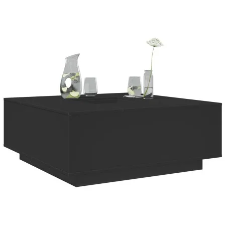 Schwarzer Couchtisch aus Ingenieurholz 100x100x40 cm von , Couchtisch - Ref: Foro24-3284050, Preis: 191,87 €, Rabatt: %