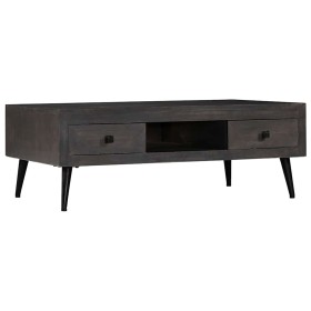 Mesa de centro madera maciza de mango 100x60x35 cm en Mesas de centro | Comprar online en Foru.es