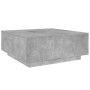 Mesa de centro madera ingeniería gris hormigón 100x100x40 cm de , Mesas de centro - Ref: Foro24-3284052, Precio: 179,65 €, De...
