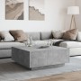 Mesa de centro madera ingeniería gris hormigón 100x100x40 cm de , Mesas de centro - Ref: Foro24-3284052, Precio: 179,65 €, De...