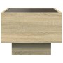 Mesita de noche con Infinity LED roble Sonoma 40x40x30 cm de , Mesitas de noche - Ref: Foro24-3284065, Precio: 63,82 €, Descu...