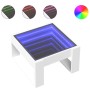 Mesa de centro con Infinity LED blanco 50x53x30 cm de , Mesas de centro - Ref: Foro24-847623, Precio: 78,23 €, Descuento: %